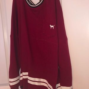 Long Sleeve Oversized PINK (Victoria Secret) Top